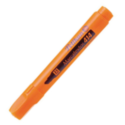 MARCATEXTOS NARANJA GRUESO PUNTA CINCEL PELIKAN 414 1 PZ