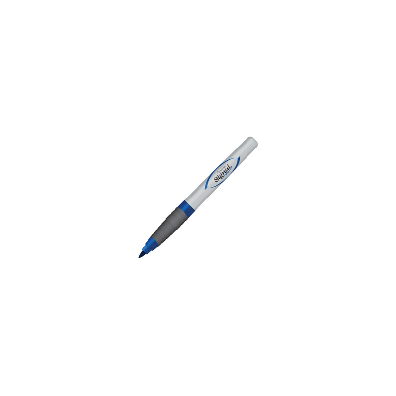 MARCADOR PERMANENTE AZUL FINO SIGNAL 1 PZ