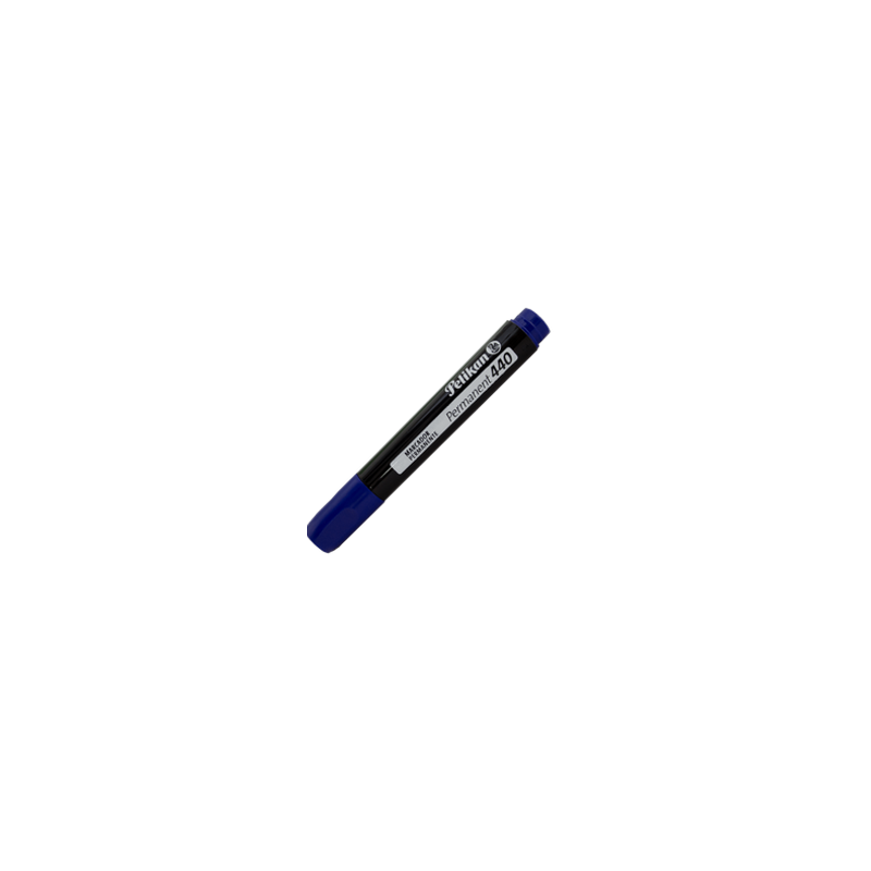MARCADOR PERMANENTE AZUL GRUESO PUNTA CINCEL PELIKAN 440 1 PZ