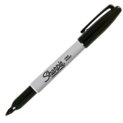 MARCADOR PERMANENTE NEGRO FINO SHARPIE 1 PZ