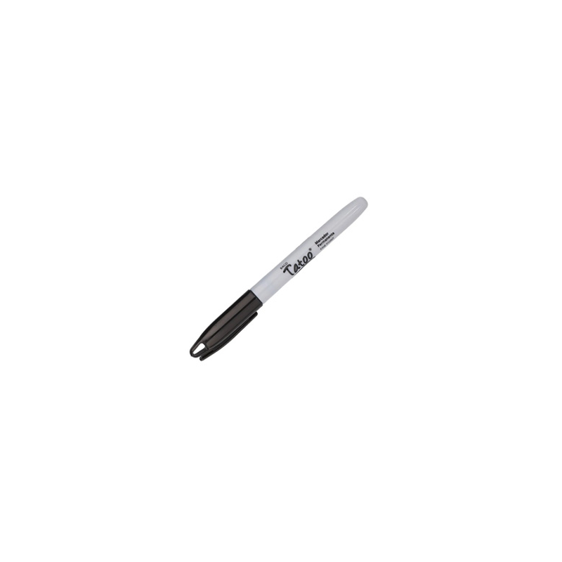 MARCADOR PERMANENTE NEGRO FINO TATOO 1 PZ