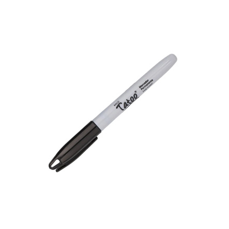 MARCADOR PERMANENTE NEGRO FINO TATOO 1 PZ