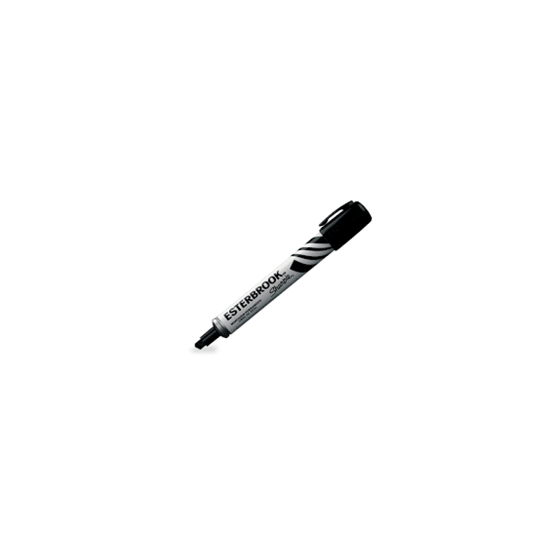MARCADOR PERMANENTE NEGRO GRUESO ALUMINIO SHARPIE ESTERBROOK 1PZ
