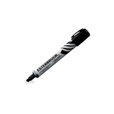 MARCADOR PERMANENTE NEGRO GRUESO ALUMINIO SHARPIE ESTERBROOK 1PZ