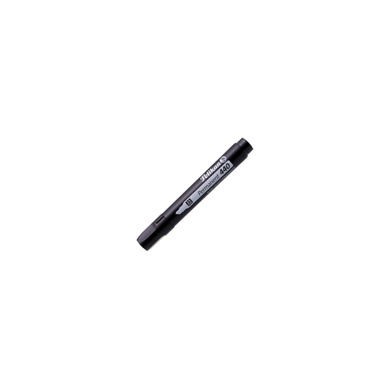MARCADOR PERMANENTE NEGRO GRUESO PUNTA CINCEL PELIKAN 440 1 PZ