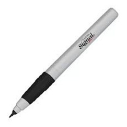 MARCADOR PERMANENTE NEGRO ULTRA FINO SIGNAL 1 PZ