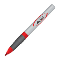 MARCADOR PERMANENTE ROJO FINO SIGNAL 1 PZ