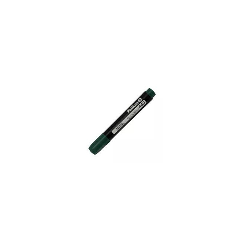 MARCADOR PERMANENTE VERDE GRUESO PUNTA CINCEL PELIKAN 440 1 PZ