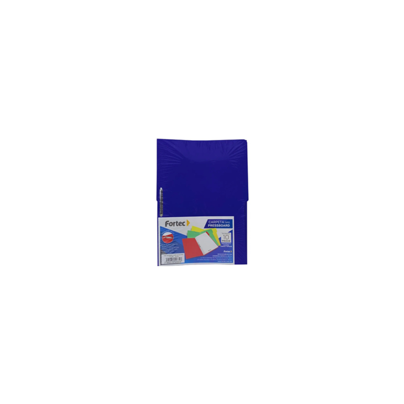 CARPETA DE BROCHE OFICIO AZUL OBSCURO 1 PZ FORTEC