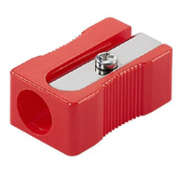 SACAPUNTAS PLASTICO 1 PZ