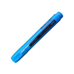 MARCATEXTOS AZUL GRUESO PUNTA CINCEL PELIKAN 414 1 PZ