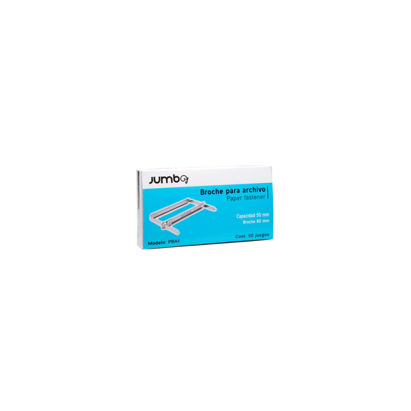 BROCHE P/ARCHIVO 8CM 50 JGO JUMBO