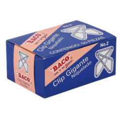 CLIP MARIPOSA No.2 50 PZ BACO