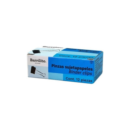 SUJETAPAPELES 32MM 12 PZ BARRILITO