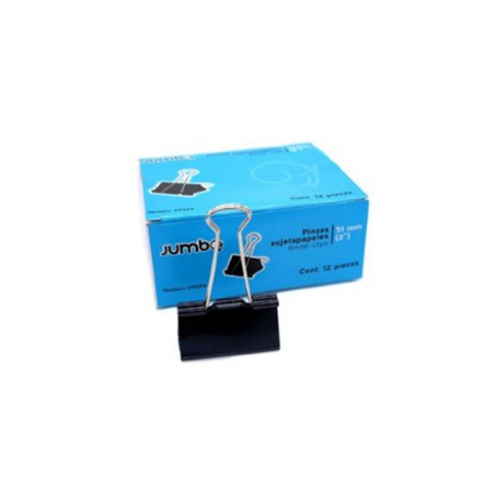 SUJETAPAPELES 51MM 12 PZ JUMBO