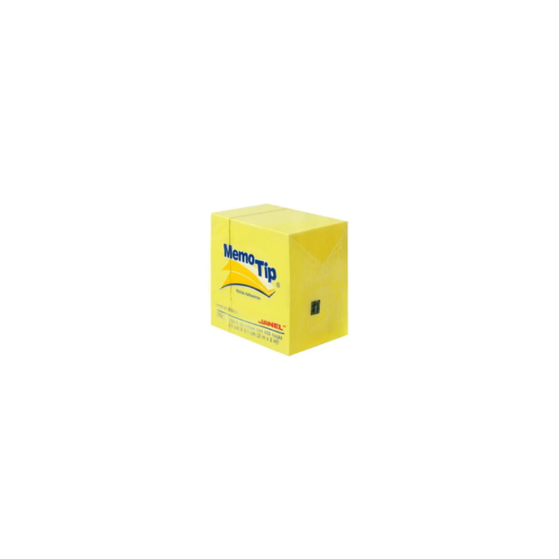 NOTA ADHESIVA MINICUBO 2X2" AMARILLO 400 HJS MEMO TIP JANEL