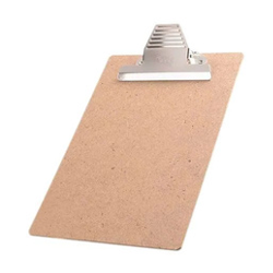 TABLA SUJETAPAPEL MADERA CARTA C/CLIP MARIPOSA 1 PZ LUX
