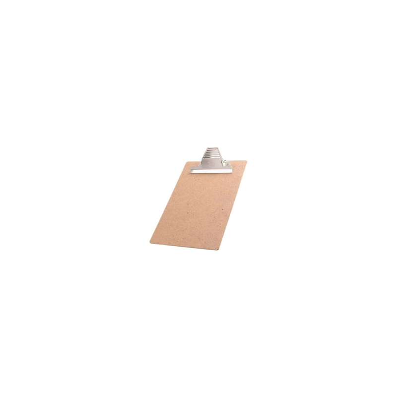 TABLA SUJETAPAPEL MADERA CARTA C/CLIP MARIPOSA 1 PZ LUX