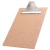 TABLA SUJETAPAPEL MADERA CARTA C/CLIP MARIPOSA 1 PZ LUX