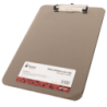 TABLA SUJETAPAPEL PLASTICO C/CLIP CARTA HUMO 1 PZ NEXTEP