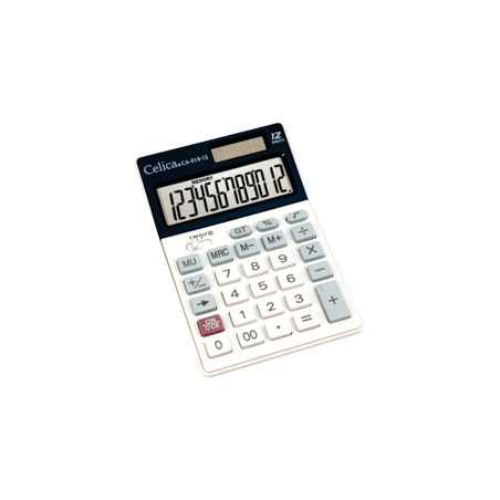 CALCULADORA SEMI ESCRITORIO 12 DIGITOS CA-018-12 1 PZ CELICA