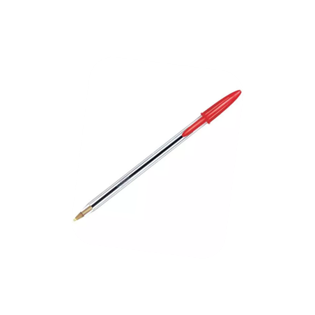 BOLIGRAFO ROJO MEDIANO 1MM BIC 1PZ