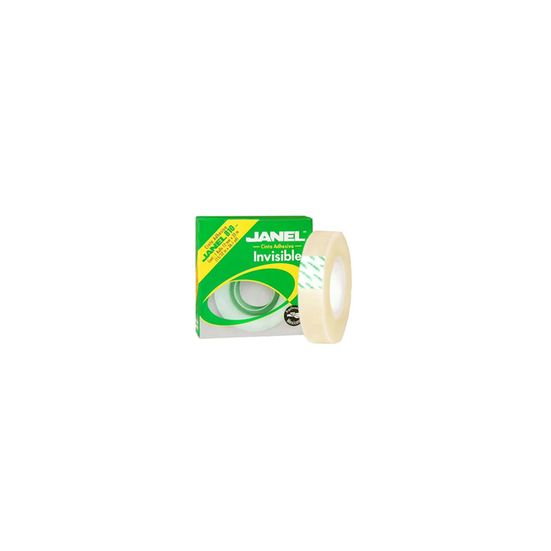 CINTA ADHESIVA INVISIBLE 810 18MMX33M 1 PZ JANEL