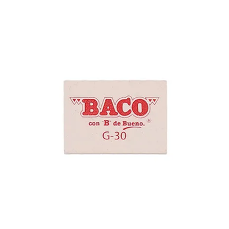 BORRADOR BLANCO G-30 MEDIANO 1 PZ BACO